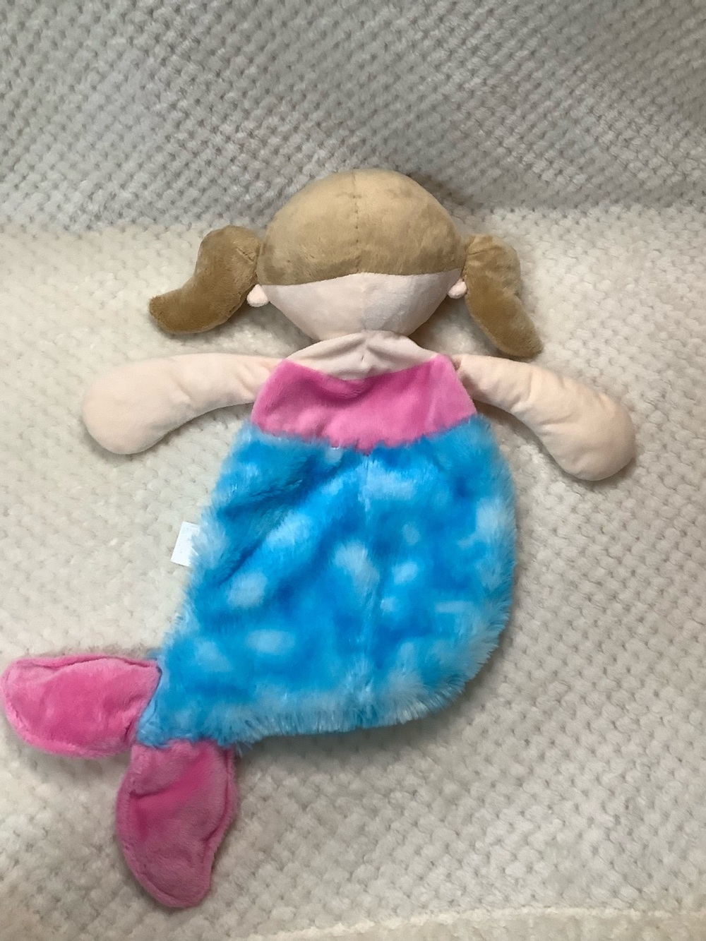 Baby GANZ Plush Millie Mermaid Lovey Flat A Pat Doll Snuggler Lovey Security Toy - Picture 6 of 11